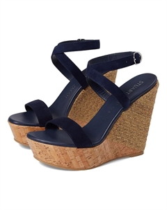 Туфли 5050 Wedge Sandal, цвет Nice Blue/Natural Stuart weitzman