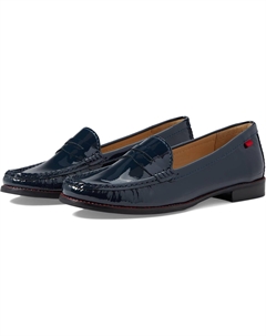 Лоферы East Village, цвет Navy Patent Marc joseph new york