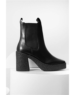 Кожаные ботинки челси, черный Answear lab