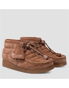 Ботинки Wallabee женские замшевые, пыльно-розовый Clarks