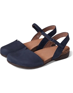 Балетки Rowan, цвет Navy Milled Nubuck Dansko