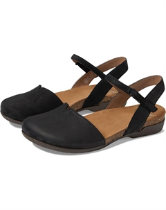 Балетки Rowan, цвет Black Nubuck Dansko