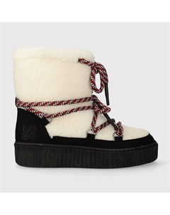 Зимние ботинки женские Jelissa короткие с мехом, белый Hugo