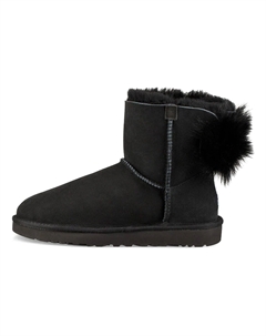 Сапоги зимние Fluff Bow женские, черный Ugg