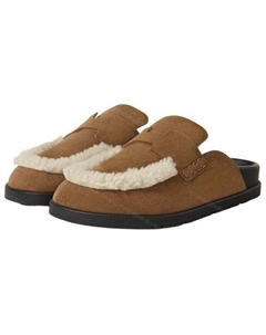 ГЕРМЕС тапочки женские, коричневый Hermès