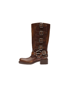 MIU Женские ботинки до середины икры MIU Miu miu