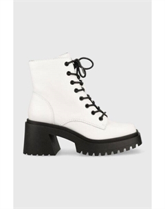 Кожаные ботильоны Freeport, белый Steve madden