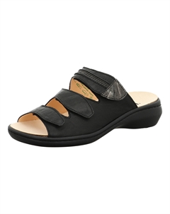 Мюли Tieffußbett Pantolette CAMILLA DAMEN, черный Think