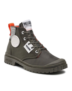 Ботильоны на шнуровке, зеленый Palladium