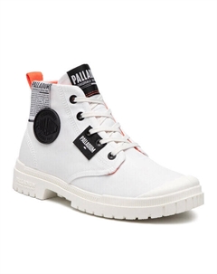 Ботильоны на шнуровке, белый Palladium