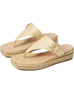 Сандалии Pearl Buckle Espadrille Sandal, цвет Wheat Stuart weitzman