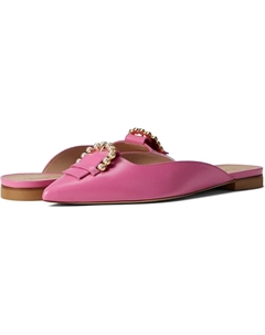 Балетки Pearl Buckle Mule, цвет India Pink Stuart weitzman