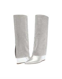 Ботинки Riski, серебряный Steve madden