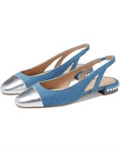 Балетки Pearl Slingback, цвет Washed/Silver Stuart weitzman
