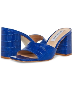 Туфли Alaya Heeled Sandal, цвет Blue Croco Steve madden