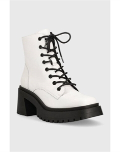 Кожаные ботильоны Freeport, белый Steve madden