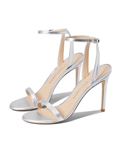 Туфли Barelynude 100 Sandal, серебряный Stuart weitzman