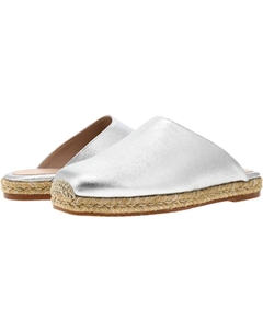 Лоферы Dree Slide Espadrille, цвет Silver/Natural Stuart weitzman