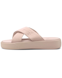 Женские тапочки на платформе с ремешком на щиколотке Puma