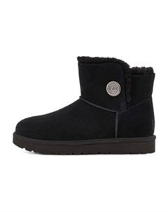 Угги женские Mini Bailey Snaps, черный Ugg