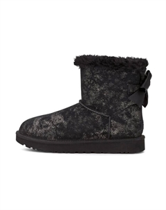 Угги женские Mini Bailey Bow Glimmer, черный Ugg