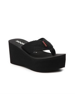 Вьетнамки на танкетке Crush, черный Rocket dog