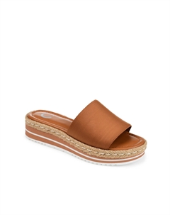 Шлепанцы Rosey, светло-коричневый Journee collection