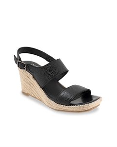 Эспадрильи Soft Walk Hartley на танкетке, черный Softwalk