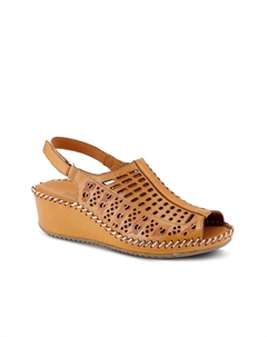 Босоножки Bohemianish на танкетке, коричневый Spring step