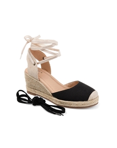 Эспадрильи Monte на танкетке, черный Journee collection