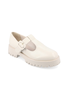 Лоферы на платформе Suvi Mary Jane, кость Journee collection