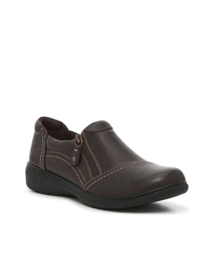 Слипоны Carleigh Ray, темно-коричневый Clarks