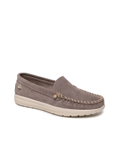 Слипоны Classic из водостойкой замши, серый Minnetonka