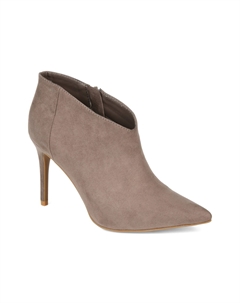 Ботинки Demmi из коллекции Journee, серо-коричневая искусственная замша Journee collection