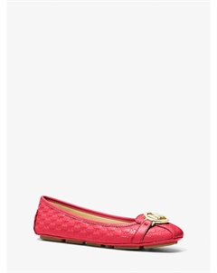 Мокасины из искусственной кожи с тиснением логотипа Fulton Michael kors