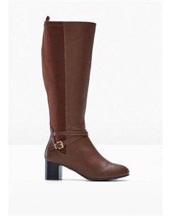 Сапоги с широким голенищем, коричневый Bpc selection