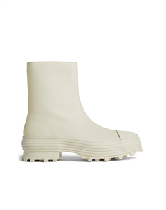 Женские белые кожаные ботинки, белый Camper lab