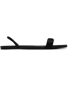 Черные сандалии с бантом The row