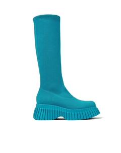 Высокие эластичные женские сапоги синего цвета, синий Camper