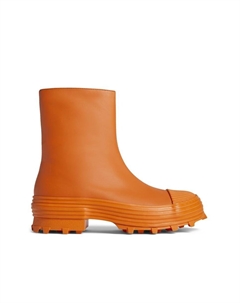 Женские оранжевые кожаные ботинки, оранжевый Camper lab