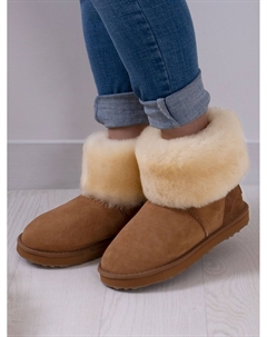 Сапоги Cornwall из овчины, Каштановый Just sheepskin