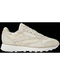 Кроссовки Wmns Classic Leather 'Alabaster Gold Metallic', кремовый Reebok
