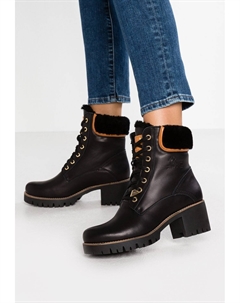 Ботильоны на шнуровке, черный Panama jack