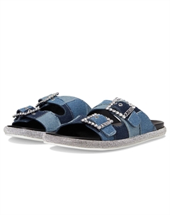 Сандалии Funzya, цвет Medium Blue Denim Patchwork Guess