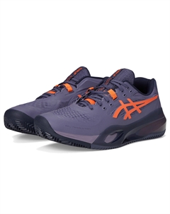 Туфли Gel-Resolution X Clay, цвет Greyish Purple/Nova Orange Asics