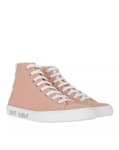 Кроссовки malibu mid top sneakers, розовый Saint laurent