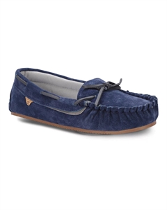 Женские замшевые мокасины Selena, темно-синий Lamo