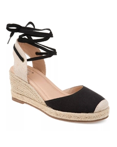 Женские эспадрильи на танкетке Monte, черный Journee collection