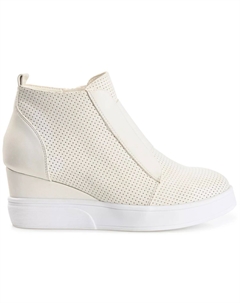 Journee Collection Journee Collection Clara Женские кроссовки на танкетке, серо-коричневый Licensed character