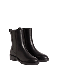 Черные ботильоны и ботинки Челси на высоком каблуке, черный Calvin klein